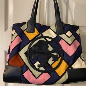 Tory Burch Ella patterned nylon tote